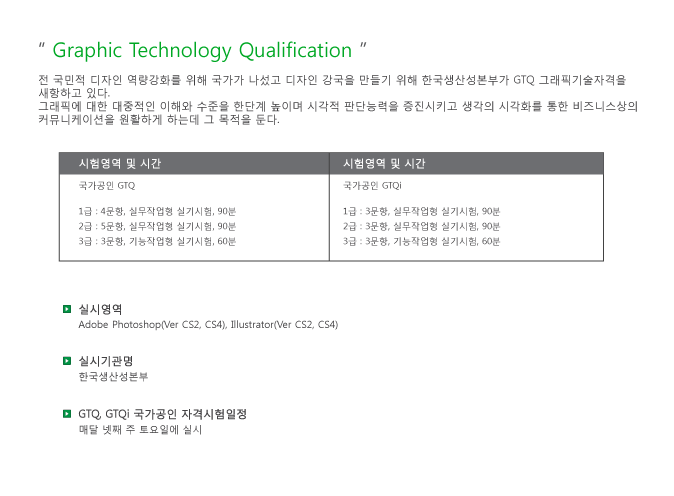 Graphic Technology Qualification